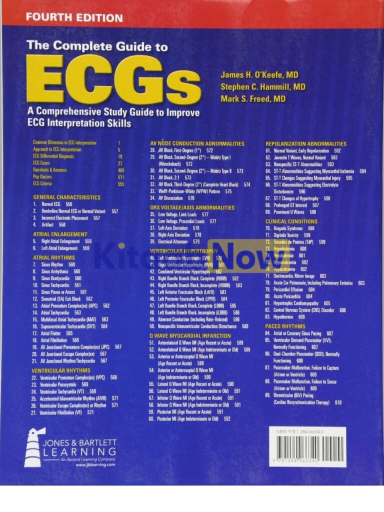 The Complete Guide to ECGs (4th Edition) | KitaabNow
