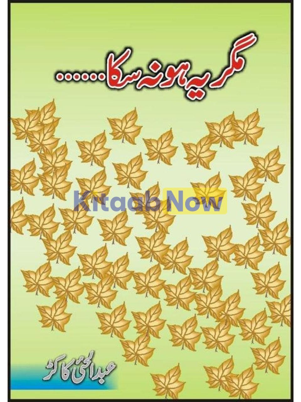 Magar Yeh Ho Na Saka ...