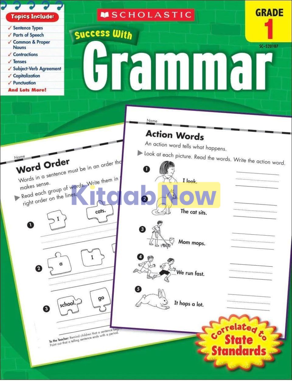 Scholastic Success with Grammar: Grade 1 Workbook | KitaabNow