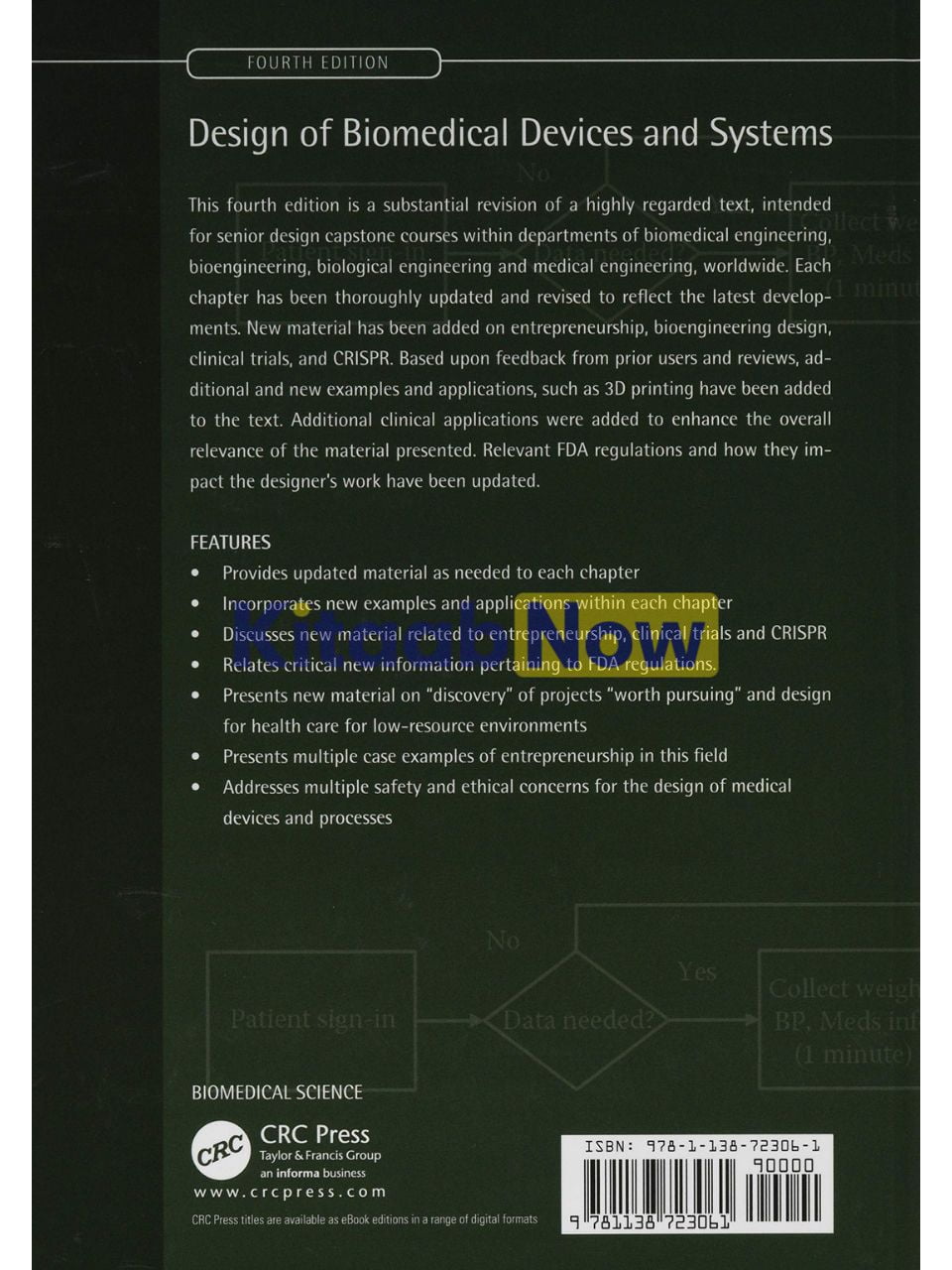 Design of Biomedical Devices and Systems (4th Edition) | KitaabNow