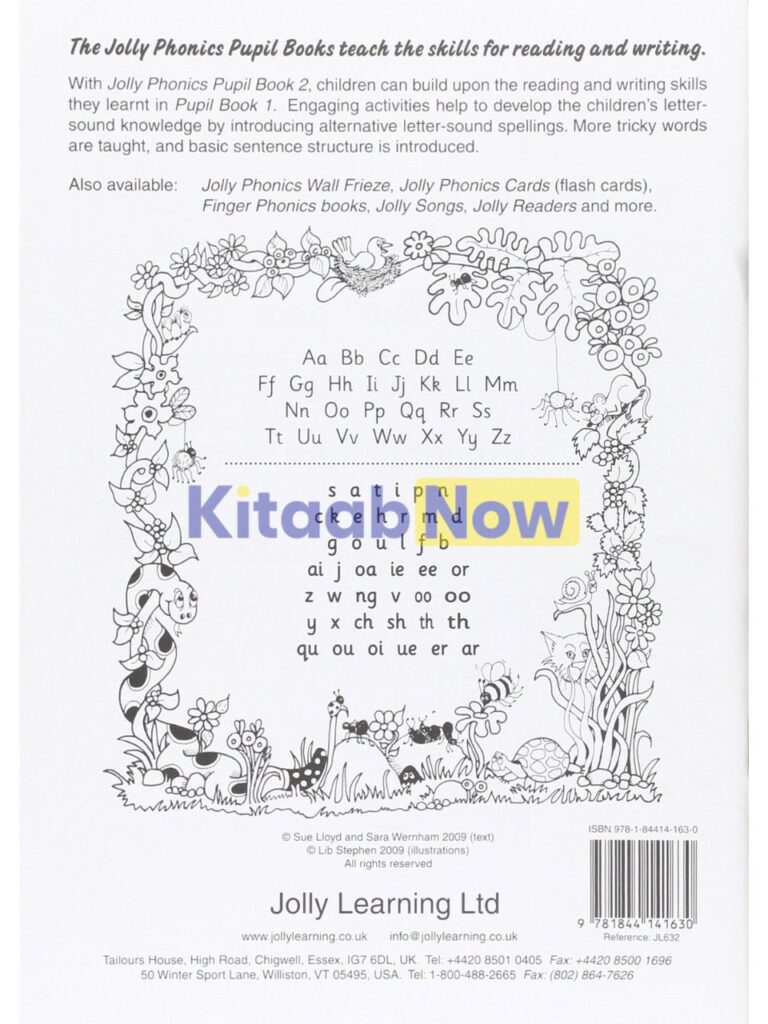 Jolly Phonics Pupil Book 2 (Black & White Edition) | KitaabNow