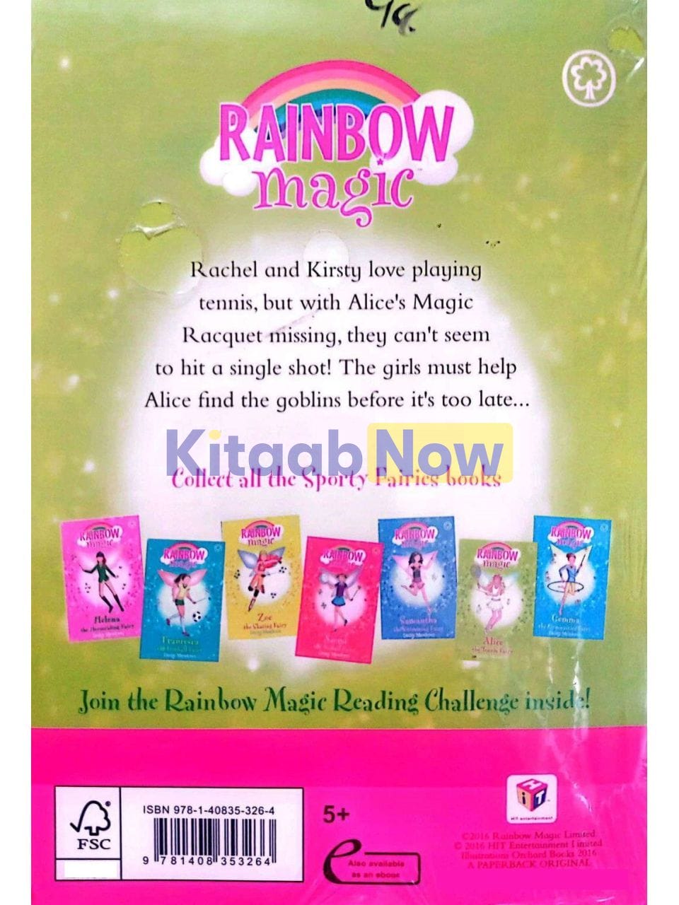 thumbnail image 2 of Alice The Tennis Fairy: Sporty Fairies Book 6 – Rainbow Magic Series, Daisy Meadows, Paperback 2 of 6