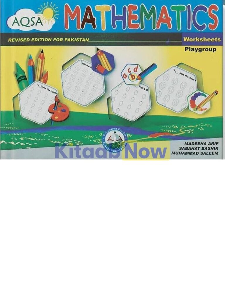 Play Group Math Paper.pdf Aqsa Mathematics Worksheet (Play Group) | KitaabNow