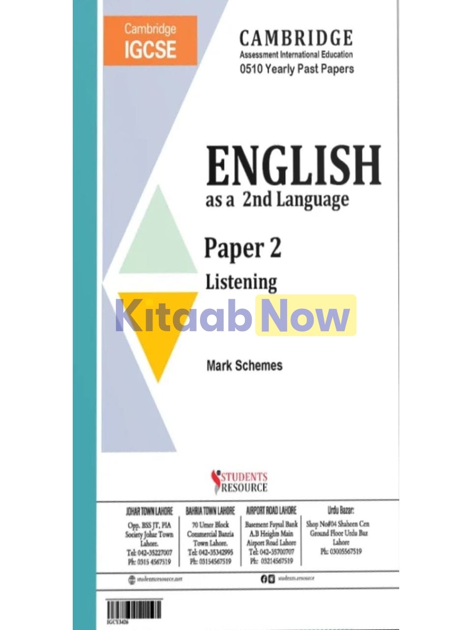 IGCSE English 2nd Language 0510 Paper 2 Listening (2024-2025) | KitaabNow